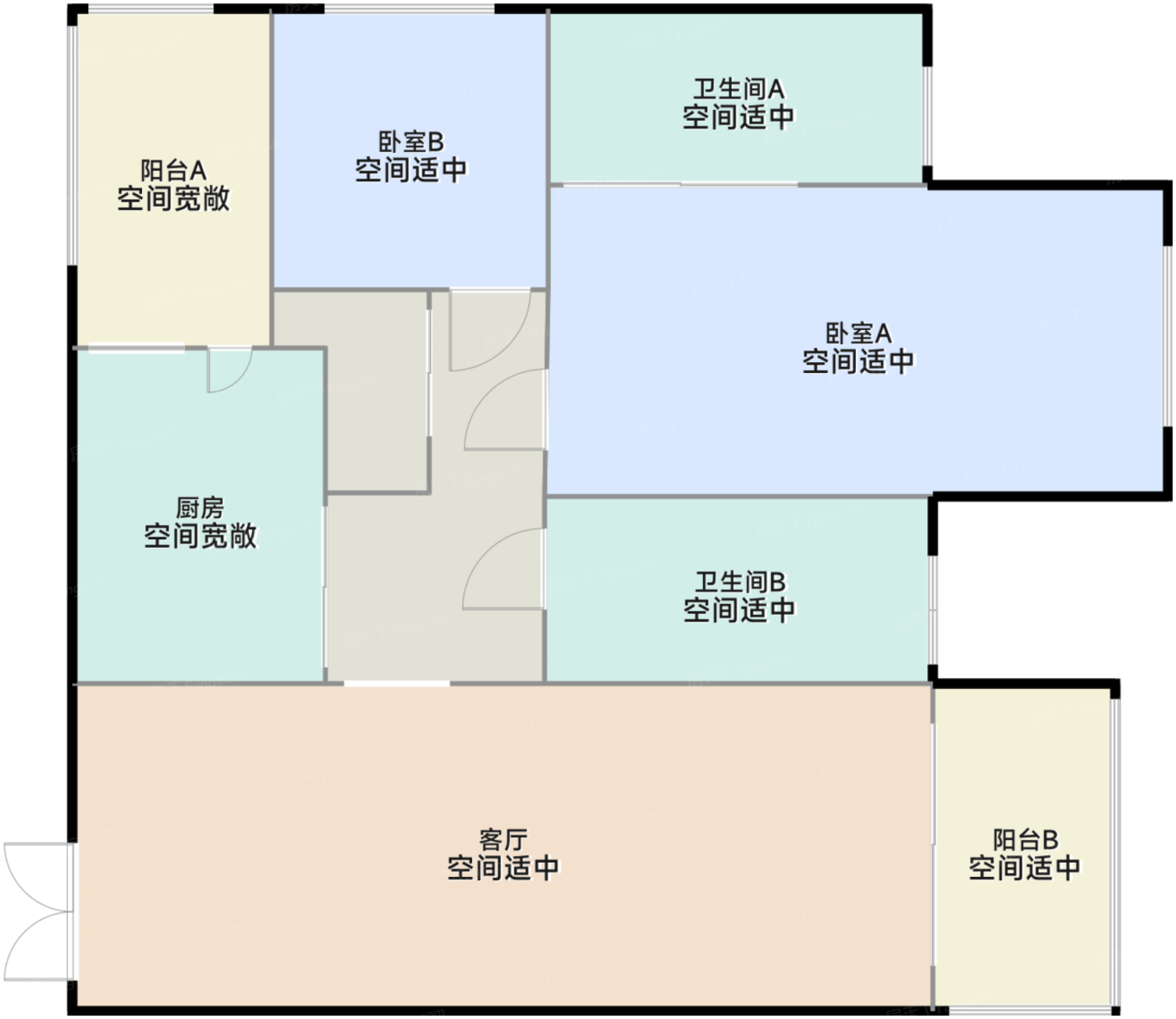 T3-A座2-10层-20层01室