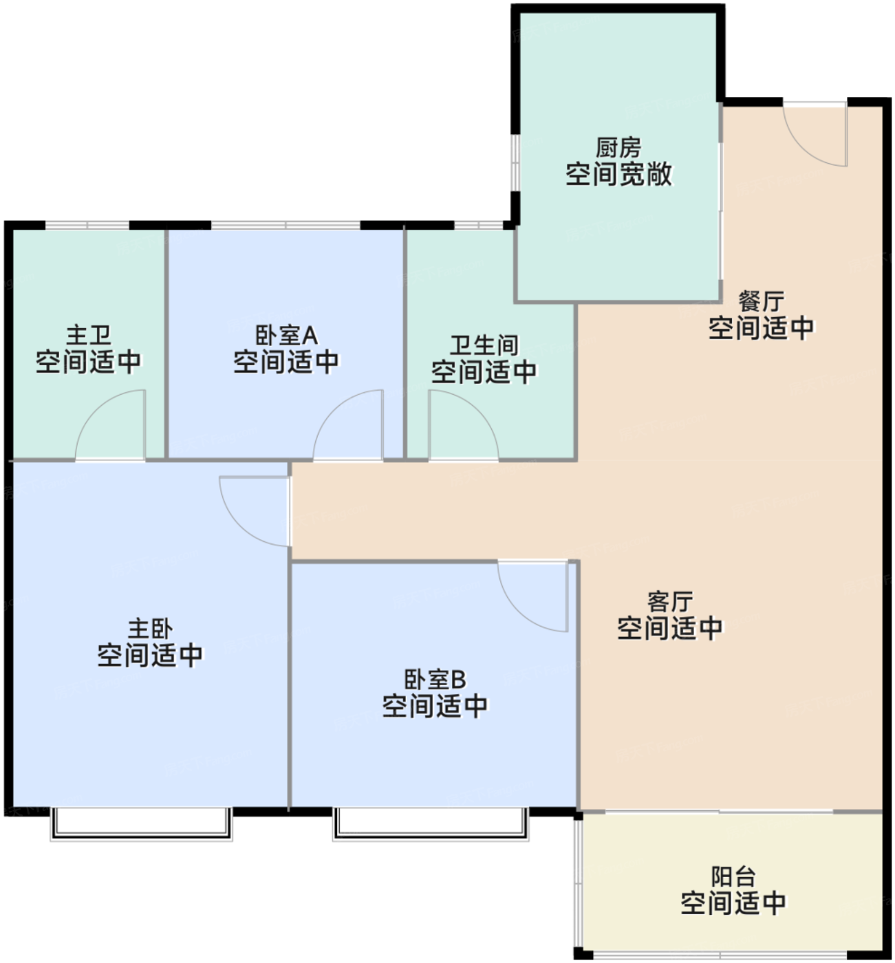 南地块高层102中