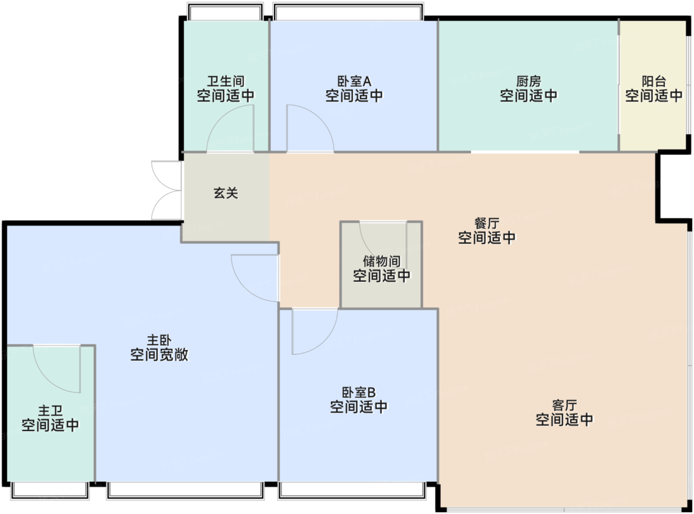 143平米（端厅）户型